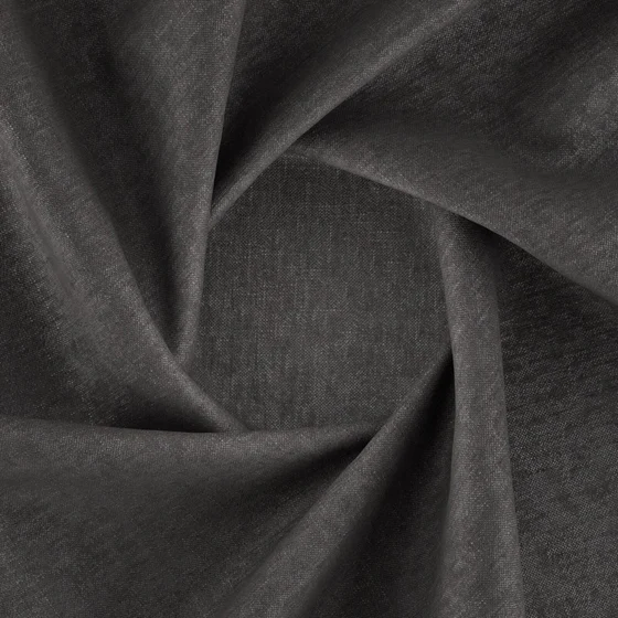 Photo of the fabric Rover Shale swatch by Zepel. Use for Curtains, Upholstery, Accessory, Top of Bed. Style of Chenille, Plain