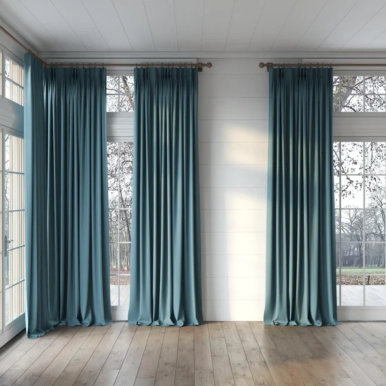 Photo of the fabric Envoy 2 Oasis 320cm swatch by James Dunlop Essentials. Use for Curtains, Accessory, Top of Bed. Style of Plain, Texture