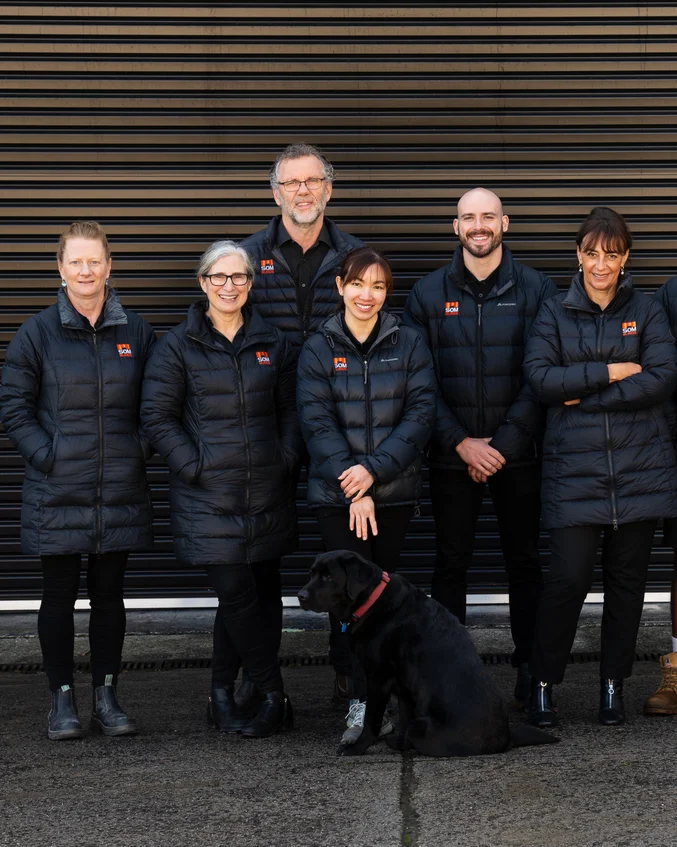 Bernie Sombekke and the team from SOM Blinds