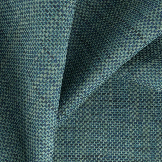 Photo of the fabric Troy Reef swatch by Zepel. Use for Upholstery, Accessory, Top of Bed. Style of Plain, Texture
