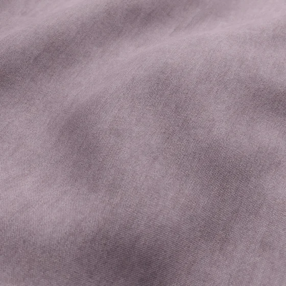 Photo of the fabric Convoy Lavender swatch by Zepel FibreGuard. Use for Upholstery, Accessory, Top of Bed. Style of Plain, Texture