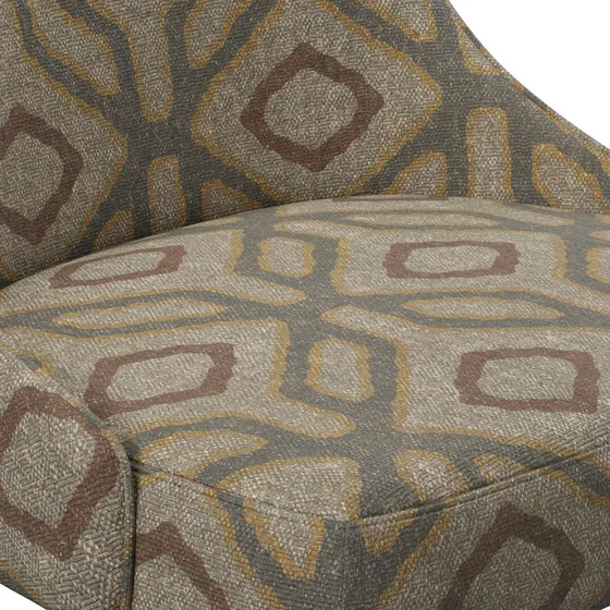 Photo of the fabric Enhance Muse swatch by James Dunlop. Use for Upholstery, Accessory. Style of Geometric, Print