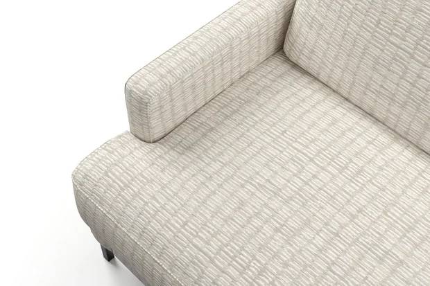 Photo of the fabric Raku Oyster swatch by Mokum. Use for Upholstery, Accessory. Style of Plain, Texture