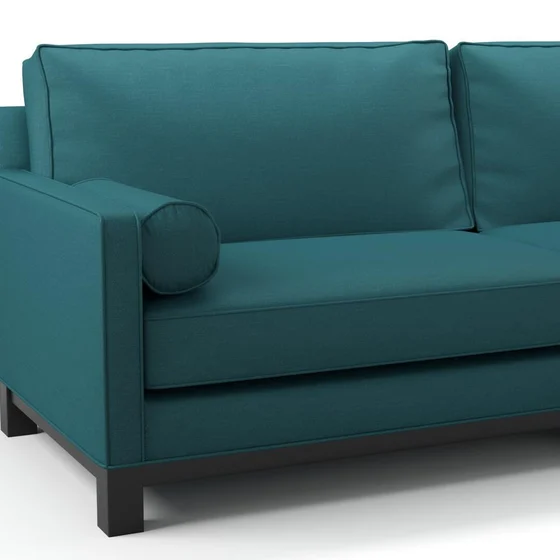 Photo of the fabric Urban Peacock swatch by James Dunlop. Use for Curtains, Upholstery, Accessory. Style of Plain, Texture