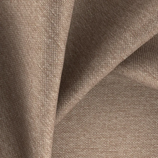 Photo of the fabric Duede Almond swatch by Zepel. Use for Curtains, Accessory, Top of Bed. Style of Dim Out, Plain
