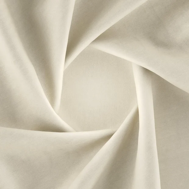 Photo of the fabric Warlock Putty swatch by Zepel. Use for Curtains, Upholstery, Accessory, Top of Bed. Style of Plain, Velvet