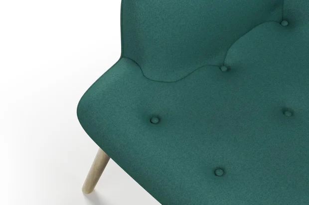 Photo of the fabric Braveheart Emerald swatch by James Dunlop FibreGuard. Use for Upholstery, Accessory, Top of Bed. Style of Plain, Taffeta