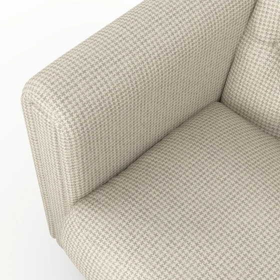 Photo of the fabric Heritage Natural swatch by James Dunlop. Use for Upholstery, Accessory. Style of Traditional