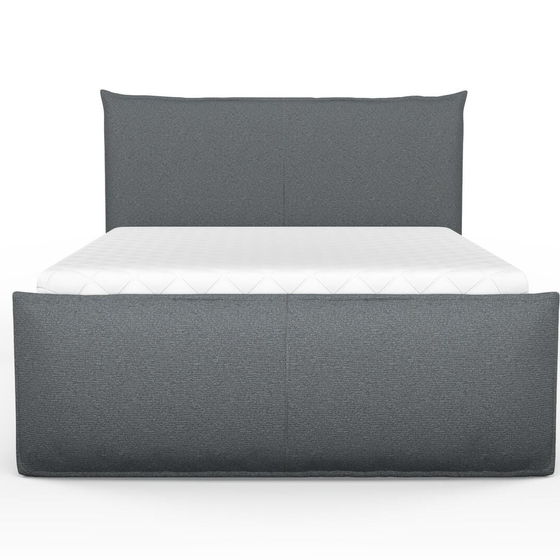 Photo of the fabric Grain Pewter swatch by Mokum. Use for Upholstery, Accessory, Top of Bed. Style of Plain, Texture
