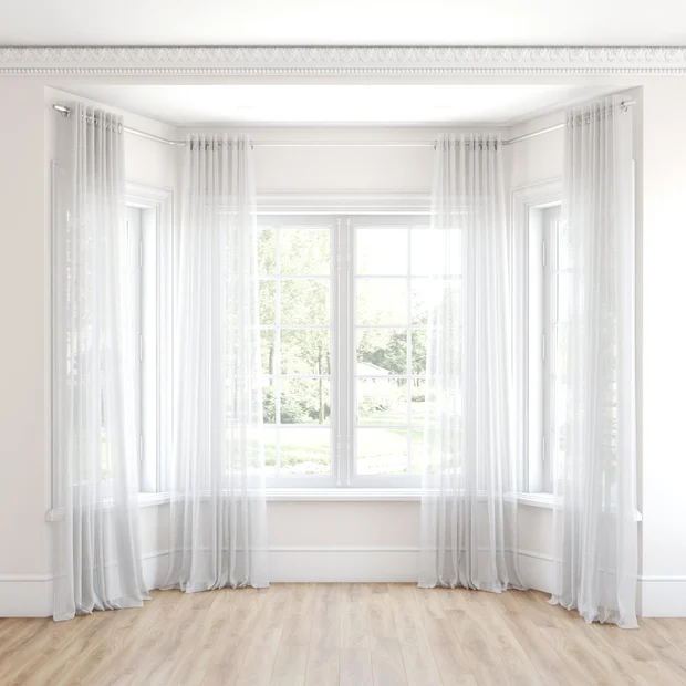 Photo of the fabric Sonata Ice swatch by James Dunlop. Use for Curtains. Style of Plain, Texture