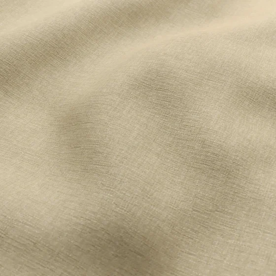 Photo of the fabric Tahiti Sand swatch by Mokum FibreGuard. Use for Curtains, Upholstery, Accessory, Top of Bed. Style of Chenille, Plain