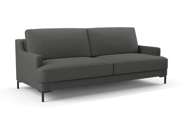 Photo of the fabric Sahel Soot swatch by Mokum. Use for Upholstery, Accessory. Style of Plain, Texture
