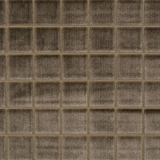 Photo of the fabric Caxton Mink swatch by James Dunlop. Use for Upholstery, Accessory. Style of Geometric, Velvet