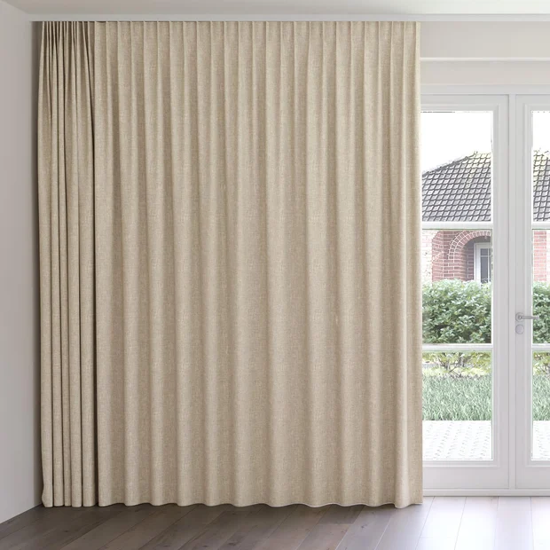 Photo of the fabric Dryland Raffia swatch by James Dunlop Essentials. Use for Curtains, Accessory. Style of Plain, Texture