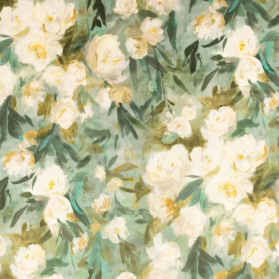 Photo of the fabric Ottavia Velvet 8049 02 swatch by Romo. . Style of Floral And Botannical, Velvet