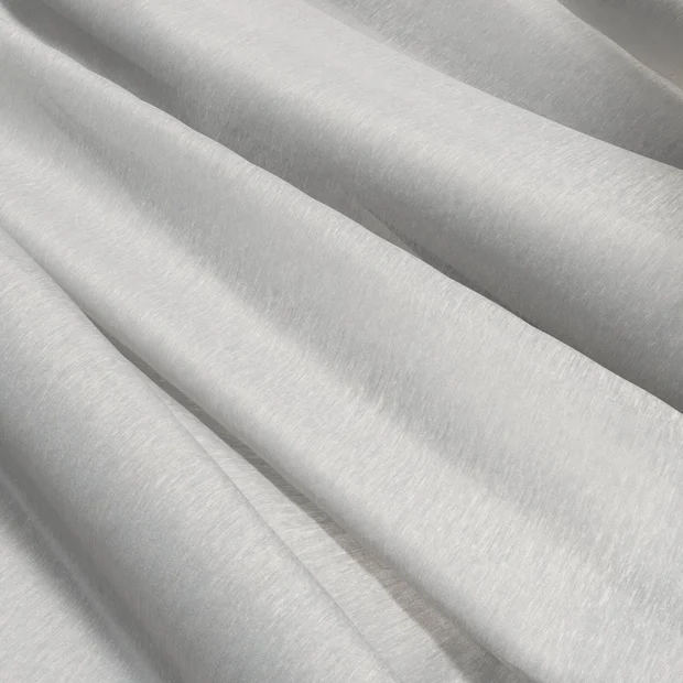 Photo of the fabric Malaga Stone swatch by James Dunlop Essentials. Use for Sheer Curtains. Style of Plain, Sheer