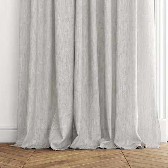 Photo of the fabric Turbulent Sleet swatch by James Dunlop. Use for Sheer Curtains. Style of Plain, Sheer