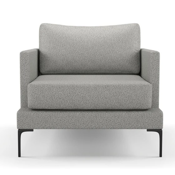 Photo of the fabric Palermo Monochrome swatch by Mokum. Use for Upholstery, Accessory. Style of Plain, Texture