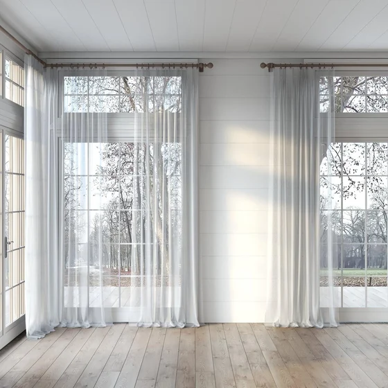 Photo of the fabric Armour FR Brass swatch by James Dunlop. Use for Sheer Curtains. Style of Plain, Sheer