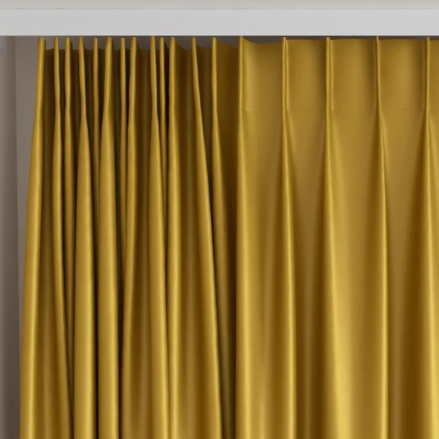 Photo of the fabric Sleek Artisan swatch by James Dunlop. Use for Curtains, Accessory, Top of Bed. Style of Plain, Taffeta