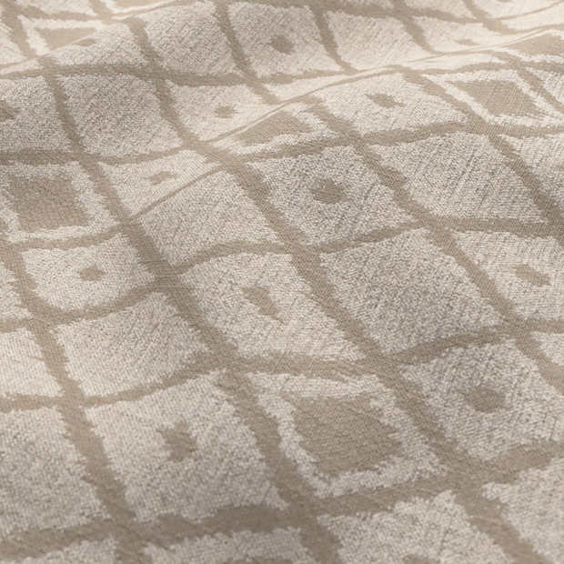 Photo of the fabric Boronia Natural swatch by Zepel. Use for Upholstery, Accessory. Style of Geometric