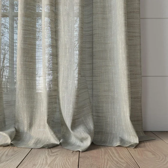 Photo of the fabric Zip Dune swatch by James Dunlop. Use for Sheer Curtains. Style of Plain, Sheer