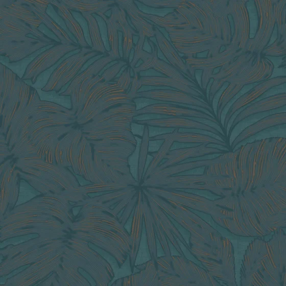 Photo of the fabric Granada Wallpaper 8643 8643 64 44 swatch by Casadeco. Use for Wall Covering. Style of Floral And Botannical