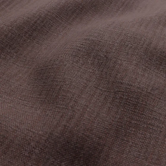 Photo of the fabric Planet Plum swatch by Zepel. Use for Curtains, Upholstery, Accessory, Top of Bed. Style of Chenille, Plain