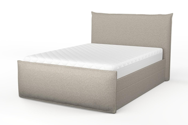 Photo of the fabric Grain Stucco swatch by Mokum. Use for Upholstery, Accessory, Top of Bed. Style of Plain, Texture