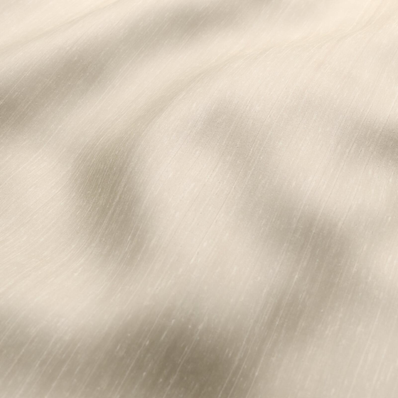 Photo of the fabric Luxe Ecru swatch by James Dunlop Essentials. Use for Curtains, Accessory, Top of Bed. Style of Plain, Texture