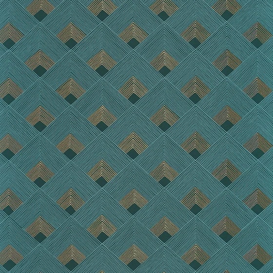 Photo of the fabric Zzondes Wallpaper 7447 7447 09 26 swatch by Casamance. Use for Wall Covering. Style of Geometric, Texture