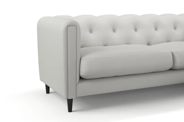 Photo of the fabric Noosa Silver Birch swatch by James Dunlop. Use for Upholstery, Accessory. Style of Plain, Texture