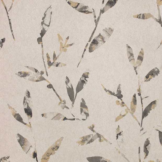Photo of the fabric Hana Trail Wallpaper W546 05 swatch by Villa Nova. Use for Wall Covering. Style of Floral And Botannical, Print