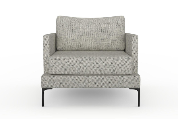 Photo of the fabric Strata Terrazzo swatch by Mokum. Use for Upholstery, Accessory. Style of Plain, Texture