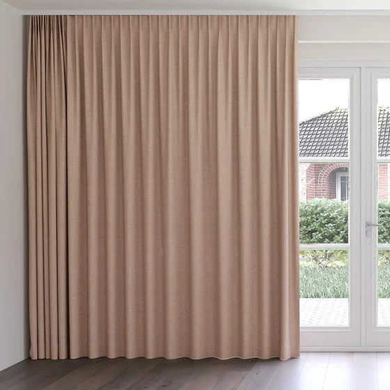 Photo of the fabric Chatham Rust swatch by James Dunlop Essentials. Use for Curtains. Style of Plain, Texture