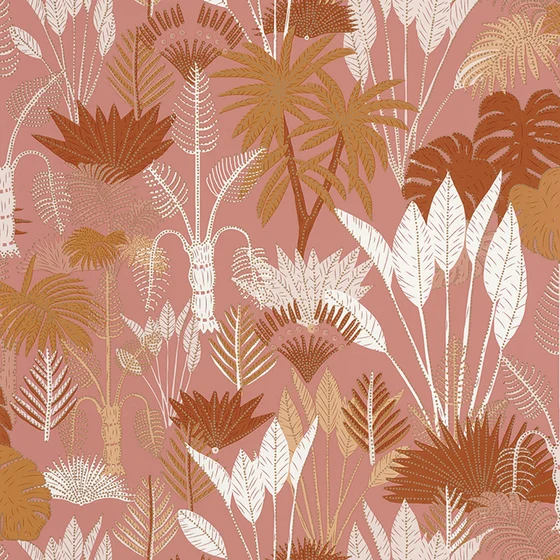 Photo of the fabric Philippines Wallpaper 10141 41 05 swatch by James Dunlop. Use for Wall Covering. Style of Floral And Botannical