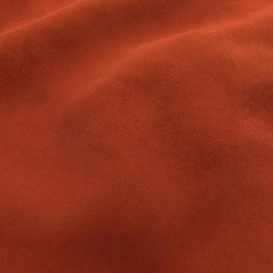 Photo of the fabric Verbier Sienna swatch by Zepel FibreGuard. Use for Curtains, Upholstery, Accessory, Top of Bed. Style of Plain, Velvet