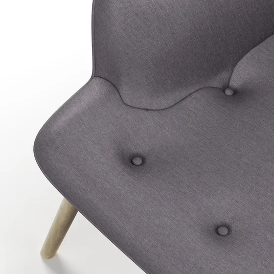 Photo of the fabric Provence Nocturne swatch by James Dunlop Essentials. Use for Curtains, Upholstery, Accessory, Top of Bed. Style of Plain, Texture