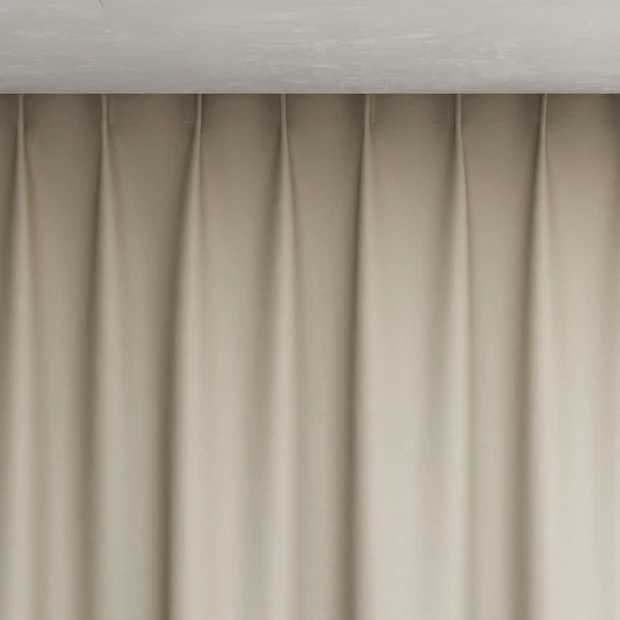 Photo of the fabric Satori Stonewash Linen swatch by Mokum. Use for Curtains, Upholstery Light Duty, Accessory, Top of Bed. Style of Plain, Texture