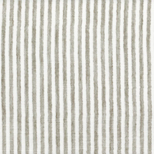 Photo of the fabric Hera 4525 4525 0831 swatch by Casamance. Use for Sheer Curtains. Style of Sheer, Stripe
