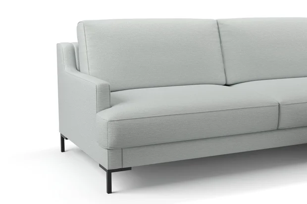 Photo of the fabric Pure Duckegg Blue swatch by Mokum. Use for Upholstery, Accessory. Style of Plain, Texture