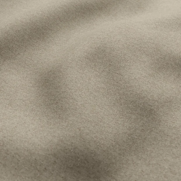 Photo of the fabric Braveheart Flax swatch by James Dunlop FibreGuard. Use for Upholstery, Accessory, Top of Bed. Style of Plain, Taffeta