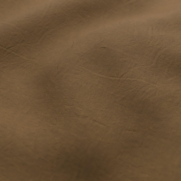 Photo of the fabric Satori Stonewash Oxide swatch by Mokum. Use for Curtains, Upholstery Light Duty, Accessory, Top of Bed. Style of Plain, Texture