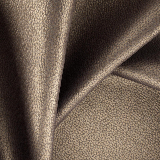 Photo of the fabric Dallas Nut swatch by Zepel. Use for Upholstery. Style of Leather And Vinyl, Plain