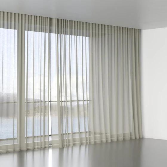 Photo of the fabric Kanji Willow swatch by James Dunlop. Use for Sheer Curtains. Style of Plain, Sheer