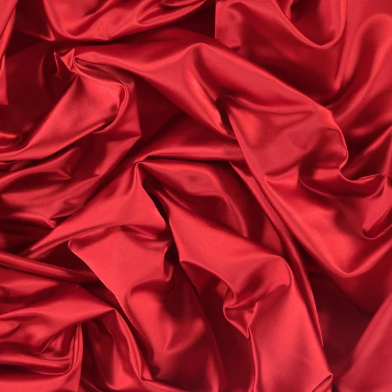 Photo of the fabric Sateen 137 Sherry swatch by Zepel. Use for Curtains, Upholstery, Accessory, Top of Bed. Style of Plain, Taffeta