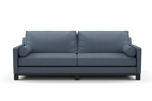 Photo of the fabric Classique Indigo swatch by James Dunlop. Use for Upholstery, Accessory. Style of Plain