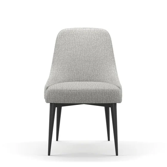 Photo of the fabric Entwine Grey Marl swatch by James Dunlop. Use for Upholstery, Accessory. Style of Plain, Texture