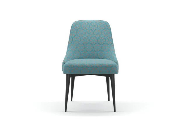 Photo of the fabric Tapa Aqua swatch by James Dunlop. Use for Upholstery, Accessory. Style of Geometric