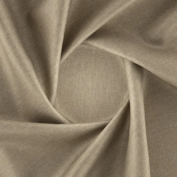 Photo of the fabric Fiji Antelope swatch by Zepel. Use for Curtains, Upholstery, Accessory, Top of Bed. Style of Plain, Texture